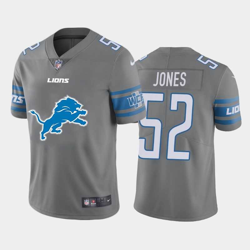 Nike Lions 52 Christian Jones Gray Team Big Logo Vapor Untouchable Limited Jersey Dzhi,We sell and wholesale Nike Lions 52 Christian Jones Gray Team Big Logo Vapor Untouchable Limited Jersey Dzhi on line form chian!